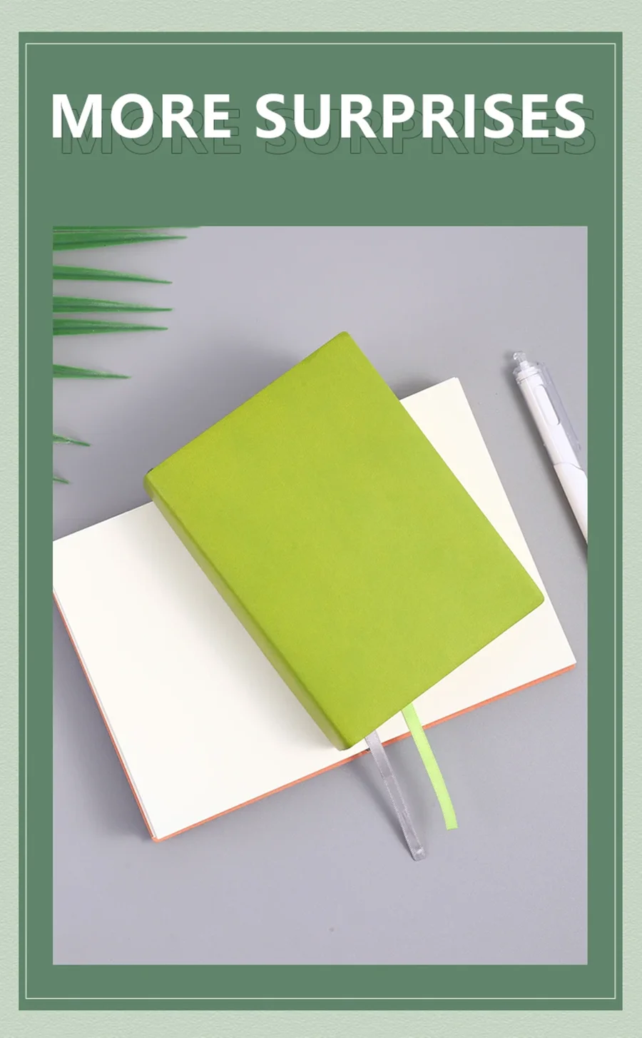 Notizbuch aus weichem Leder, A6 (3,94 x 5,71 Zoll), minimalistisches Malbuch, leeres Buch, ultradicker Business-Notizblock, klein und frisch, 720 Seiten – Detail 10