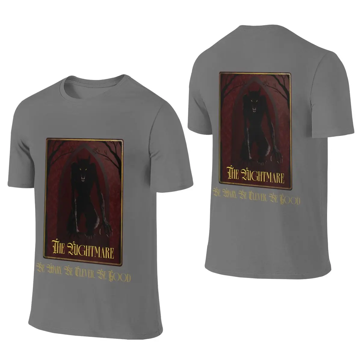 One Dark Window Casual Reversible T-shirt Retro Academy Sense Of Sophistication T-shirt