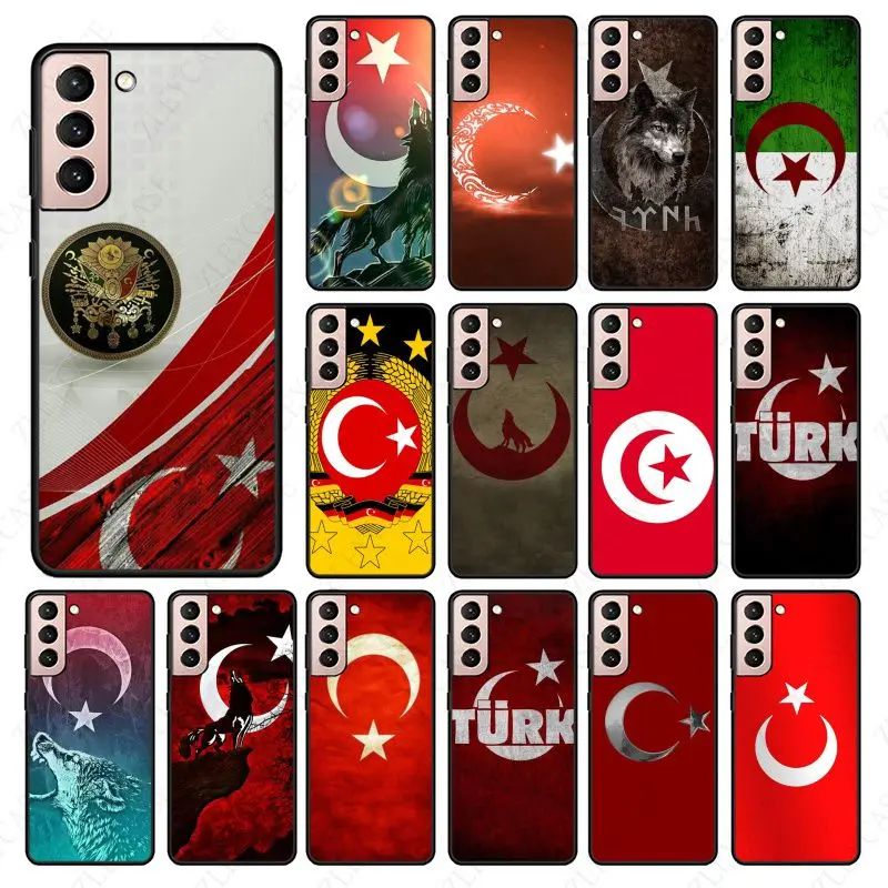 Flag of Istanbul Turkey wolf Cover For samsung galaxy S24 ULTRA S23PLUS S21 S20fe S20ULTRA S21Fe S22PLUS S23ULTRA cases