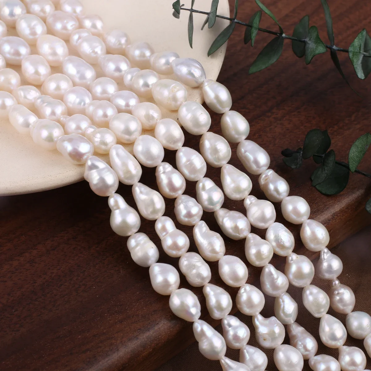 Natural Freshwater Pearl Baroque Beaded Irregular Fat Droplets Loose Bead for Jewelry Making DIY Necklace Bracelet Accessories