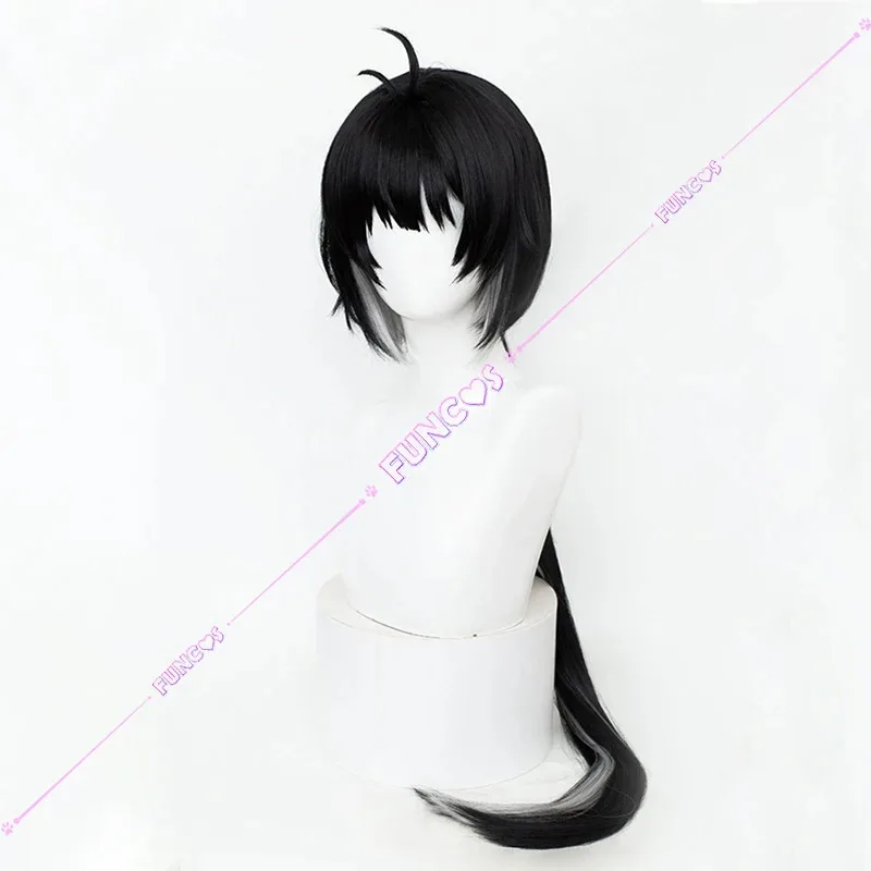 

DY20Wuthering Waves Rover Женский парик для косплея Шпилька-бабочка Черный Белый Длинные волосы Термостойкое волокно Волосы Роза Парик Сетка Хэллоуин