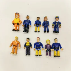 5/8pcs/Set Fireman Sam Figures Toys Joint Movable Anime Fire Woman Action Figuras Dolls for Kids Birthday Xmax Gift