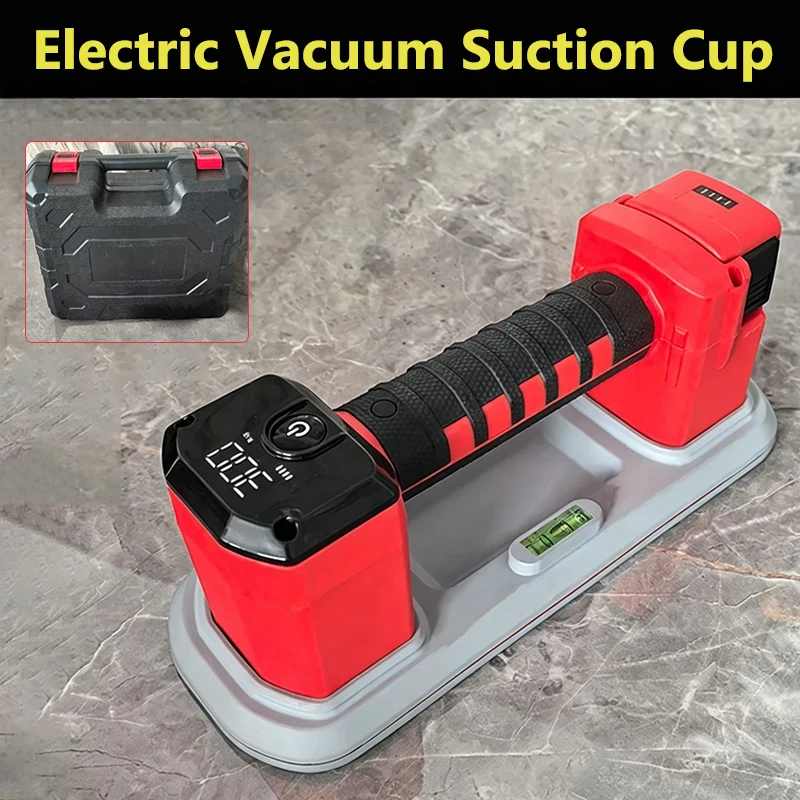 300KG Automatic Air Smart Electric Vacuum Suction Cup Industrial Grade Heavy-Duty Handheld Pump for Glass and Tiles 4000mAh