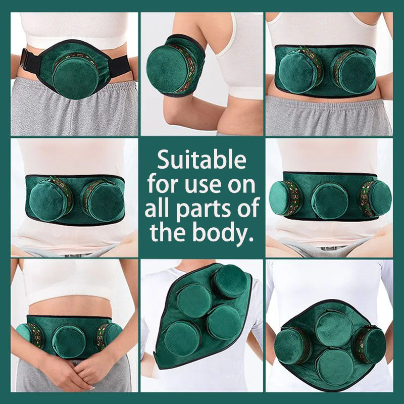 Smoke Filter Moxa Stick Iron Burner Bag, Superior Skin-friendly Fabric Home Moxibustion Wellness Warm Meridian Heating Massage