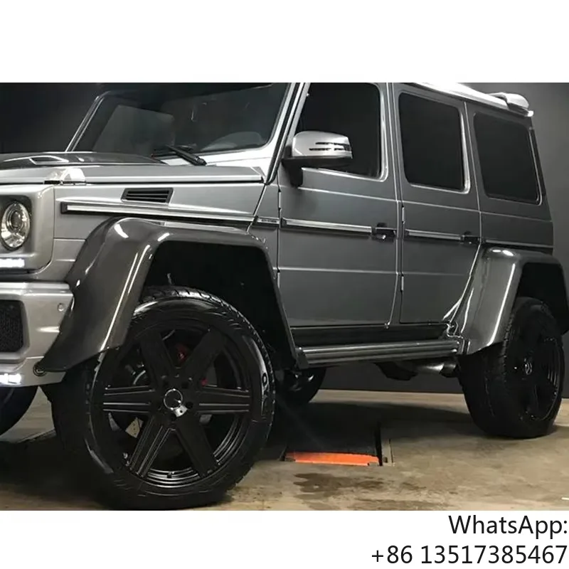 G Class W463 26cm Dry Carbon Over Fender Widen Fender Duct Car Accessories Auto Parts W463 4x4 Car Exteriors view 6