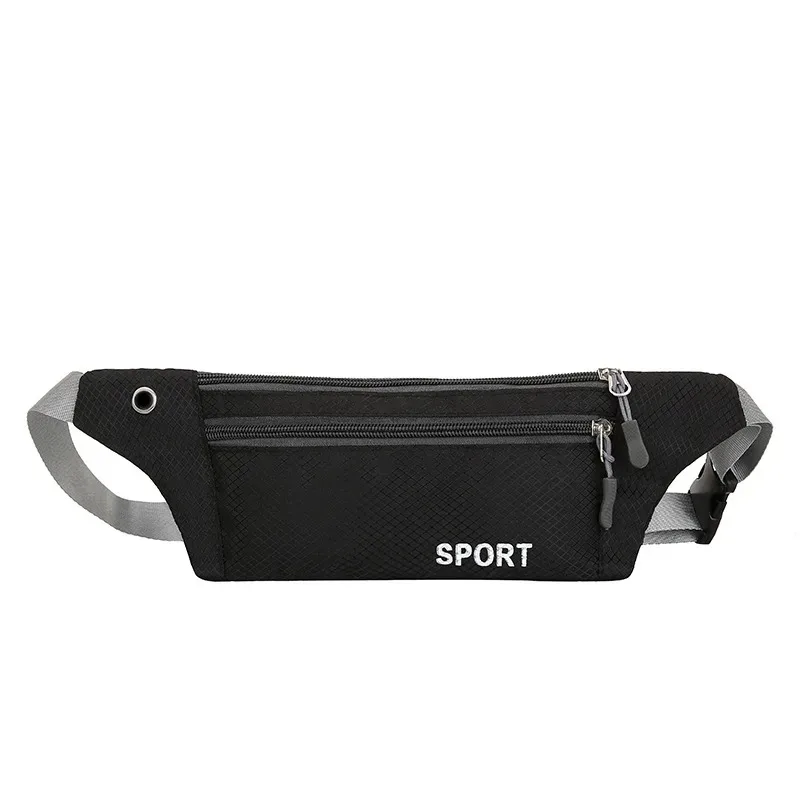 Unisex Multifunctional Outdoor Sports Waist Bag Close Contact Phone Pouch Trendy Student Korean Style Casual Crossbody Chest Bag