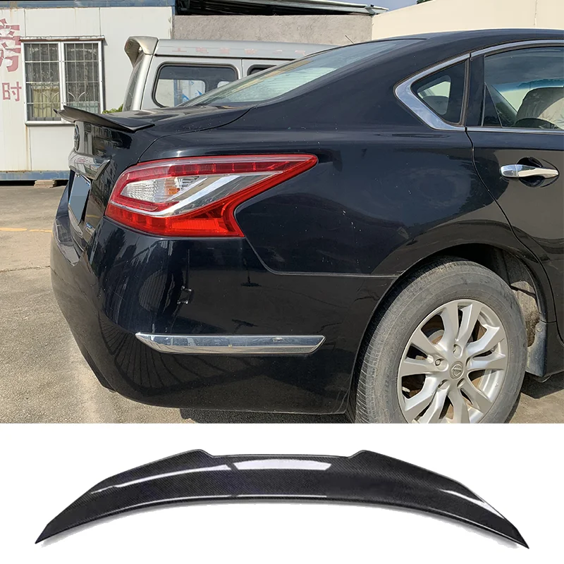 

For 2013-2015 Nissan Teana 100%Real Carbon Fiberhighquality Rear Spoiler Trunk Lid PSM Style