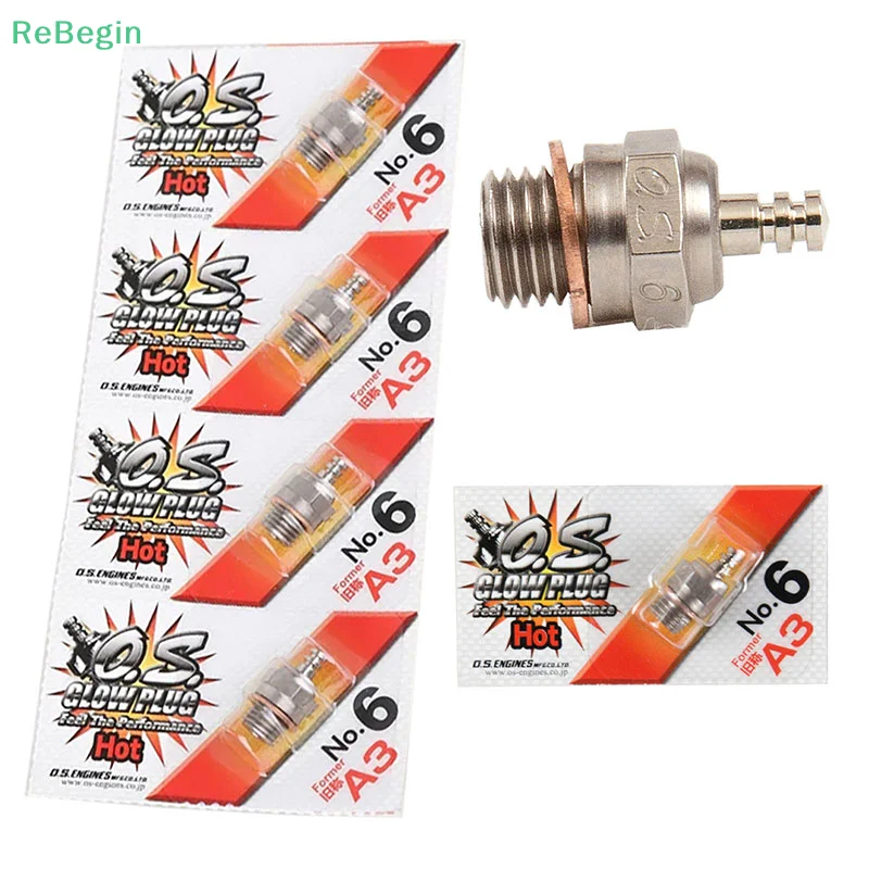 RC Parts Glow Plug OS Former A3 No.6 #6 Standard Glow Plug Spark For RC Car Truck Nitro Engine