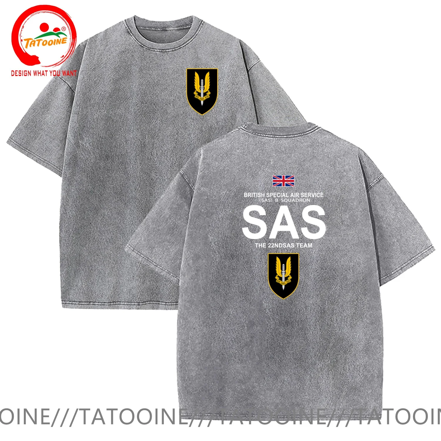 Vintage Washed Cotton T-Shirt  - Summer Clothing Uk ulasan dan harga