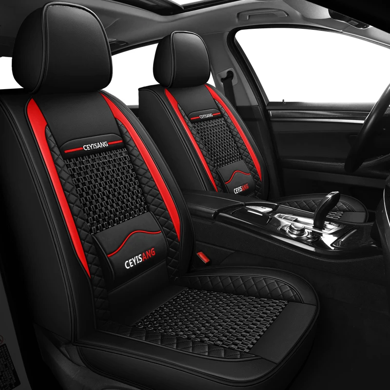 Anti-Slip One Piece Universal Sponge Fille Car Seat Cover For Ford Fiesta Kuga KA Edge Fusion Explorer Auto Interior Accessories