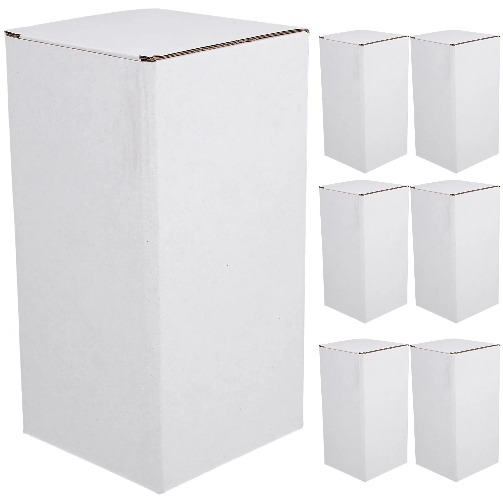 10 قطعة صناديق مموجة كبيرة كرتون بيضاء للشحن أطباق تخزين متحركة مستلزمات تعبئة النبيذ أكياس صندوق الهدايا #1