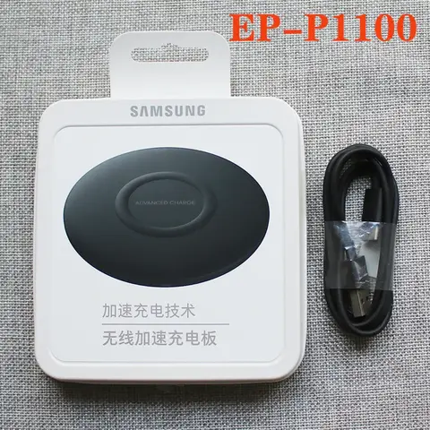SAMSUNG 15W Fast Charge Wireless Charger Pad EP-P1100 For Galaxy S25 S24 S23 S22 S21 Note20 Ultra 10 S10 Plus Z Flip Fold 6 5 4