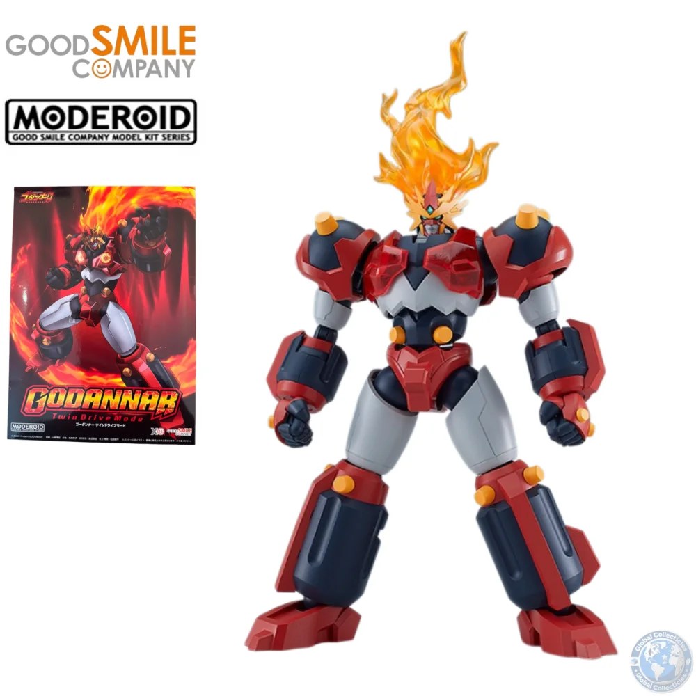 

GSC Official Licensed MODEROID Series GODNNAR Twin Drive Mode Assembly Plastic Model Kit Anime Snap Fit Beginner Level 14+