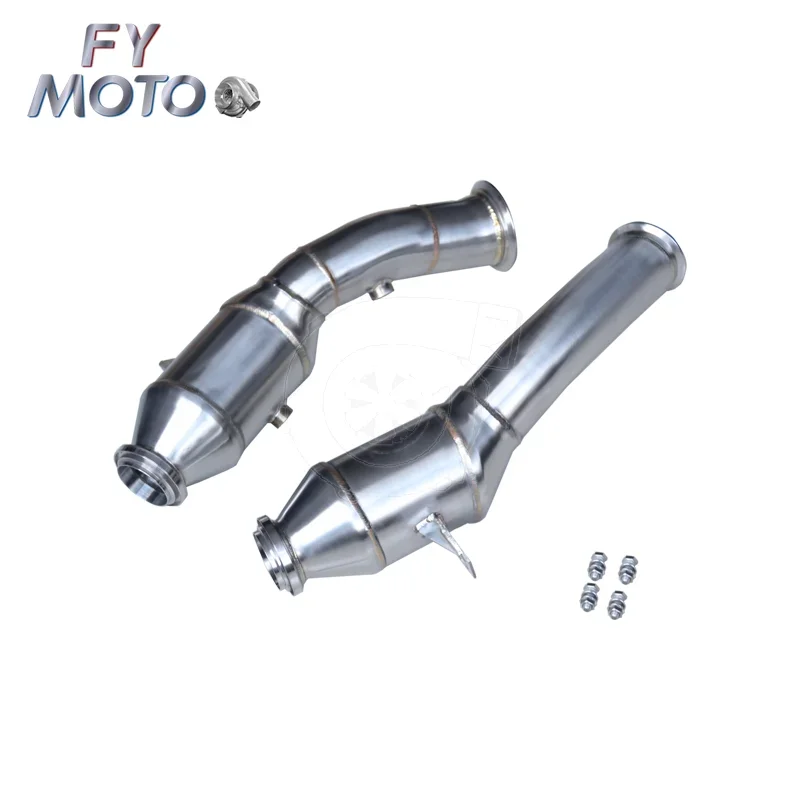 Exhaust Downpipe for Mercedes Benz  C43 E43 and C400 C450 M276 engine catted only LHD