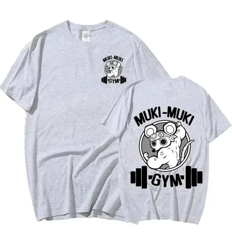 المرأة تي شيرت انمي ياباني شيطان القاتل Uzui Tengen تي شيرت مطبوع مضحك النينجا الجرذ موكي موكي رياضة تي شيرت العضلات الفئران تي شيرت