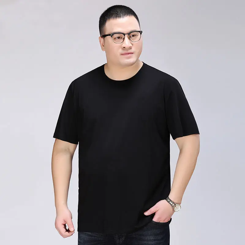 High Quality Summer Men T-Shirt short Sleeve tees Cotton Large Size big 7XL 8XL 9XL 10XL 15XL loose tshirt tops 52 54 56 60 70