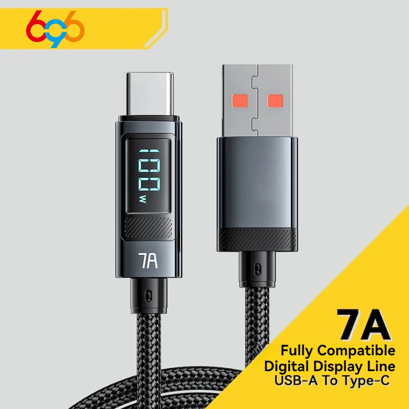 Neue 7A USB Typ C Kabel 100W Schnelle Lade USB C Datenkabel Für Huawei Für OPPO FÜR Samsung ladegerät 480Mbps Datenübertragung