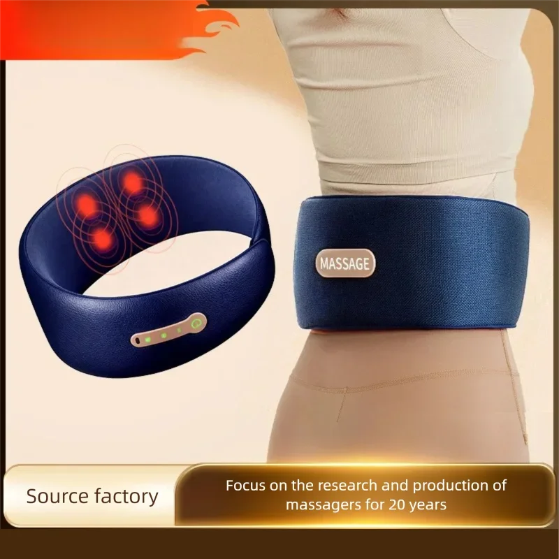 

Electric Heated Waist Abdominal Massager Vibration Air Pressure Waist Lumbar Massager Belts Back Protector Waist Massage Relax