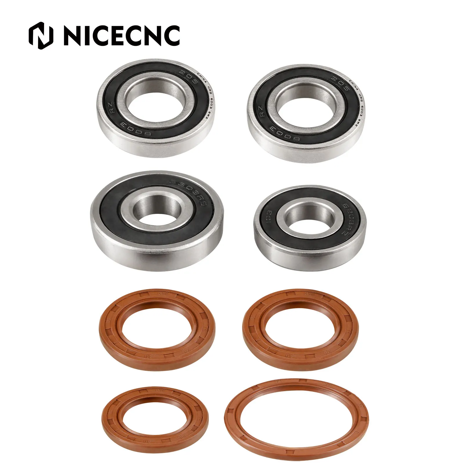 

For honda xr 650 l 93-24 NiceCNC Motorcycle Front Rear Wheel Bearings and Seals Kit For Honda XR650L XR 650L 1993-2024 2022 2021