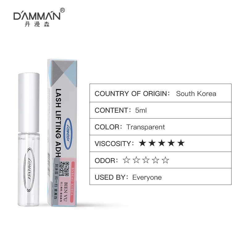 21Bottles 5ml Lomansa Lash Lifting Glue Korea Eyelash Glue Eyelash Lift Perming Pestanas Adhesive Quick-drying Lash Perm Glue