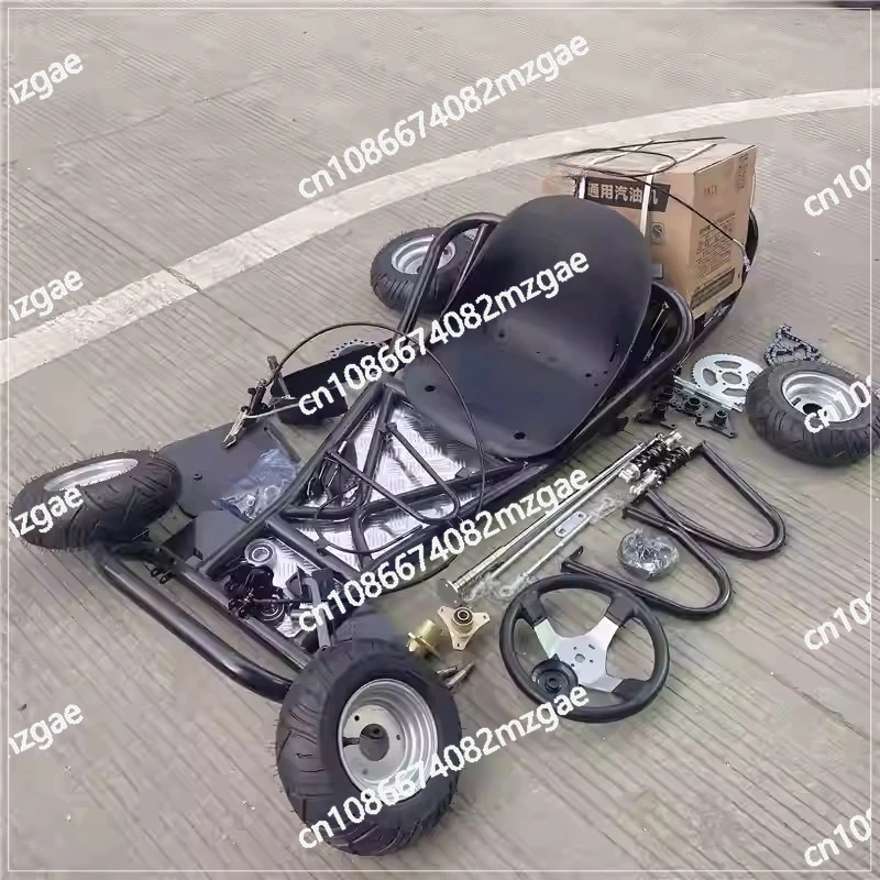 168CC modified four-wheel motorcycle drift go kart complete set of vehicle frame accessories  road tire assembly