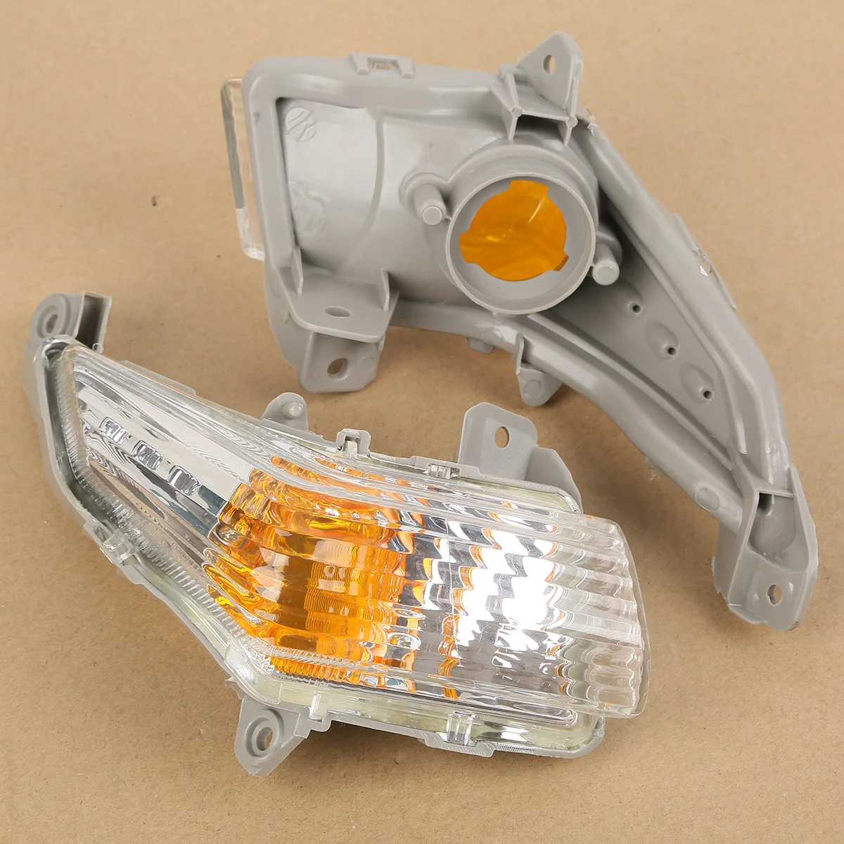 Front Turn Signals Indicator Blinker Lens For Suzuki GSR400 GSR600 2006-2012 2011 2010 2009 2008 2007 Motorcycle Accessories