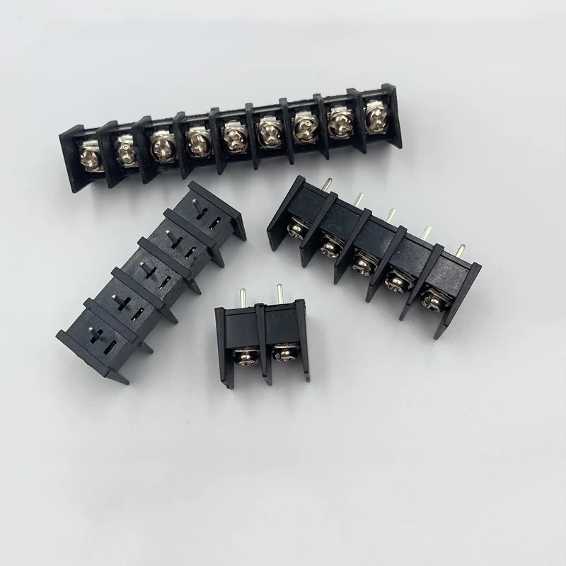 Fence type PCB terminal EX/DG/MF/MG/KF25C-7.62mm middle foot 2-12P all copper environmental protection