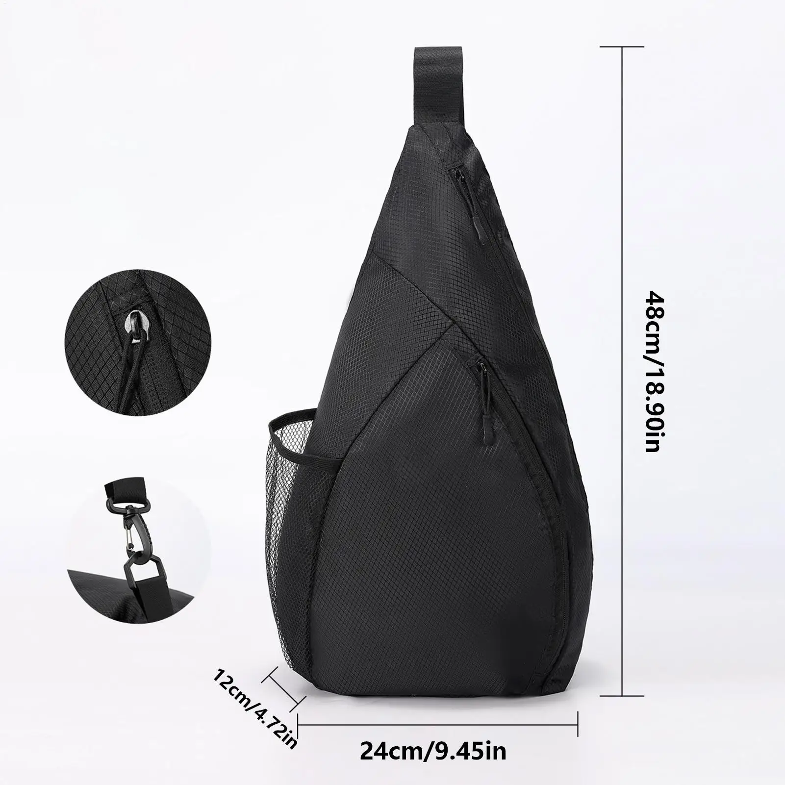 Сумка для ракеток для бадминтона, водонепроницаемый рюкзак с застежкой-молнией, портативная сумка для весла с мячом для фитнеса на открытом воздухе, тренажерного зала, турниров