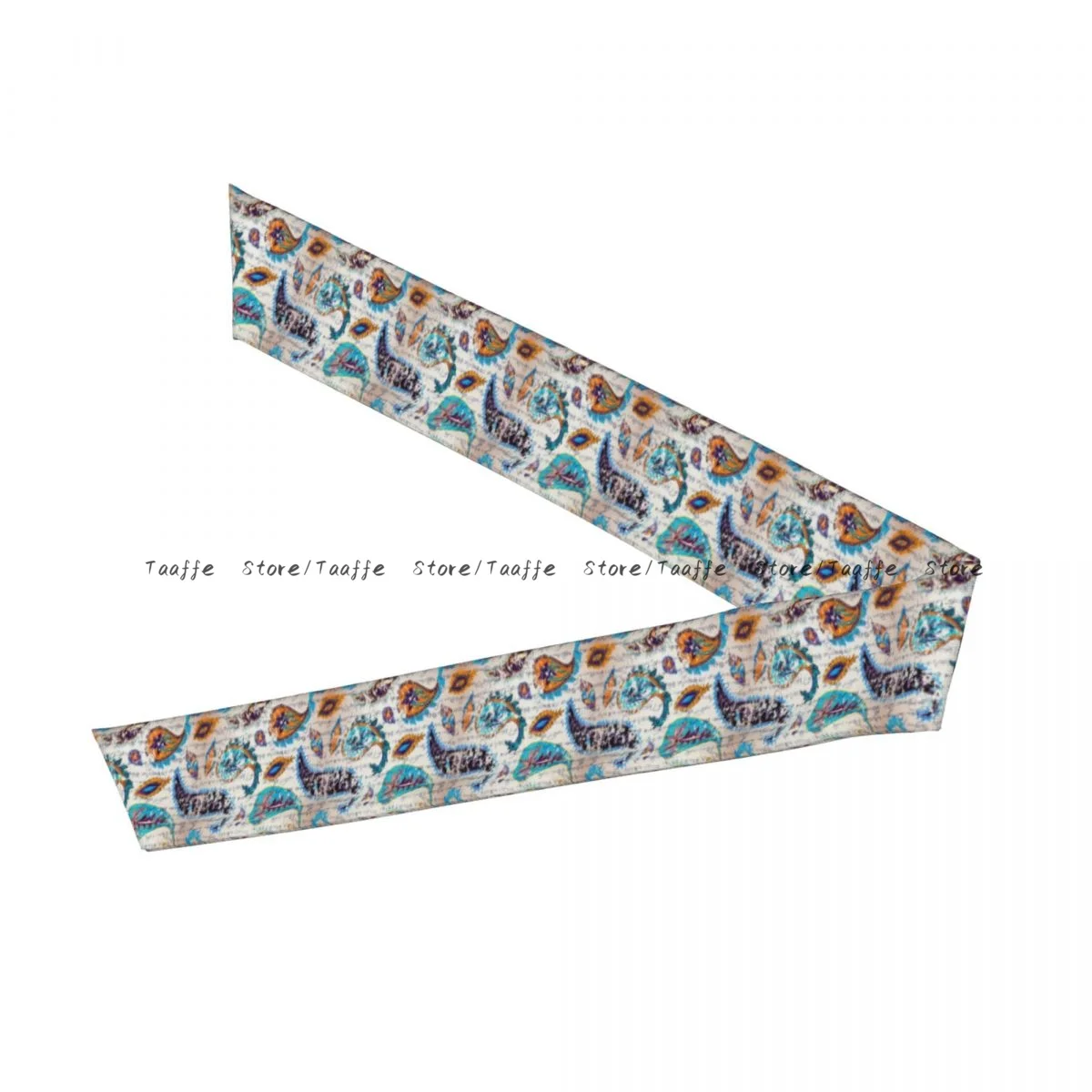 Tie Headbands Manuscript Vintage Indian Paisley Sports Head Band Athletic Sweatband Bandana Sweat Wicking