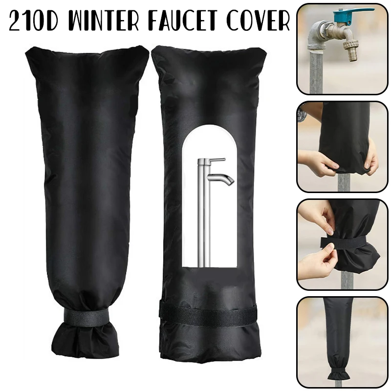 

Faucet Cover Antifreeze Protective Sleeve Kitchen Bathroom Faucet Hose Antifreeze Winter Garden Outdoor Sprinkler Protection