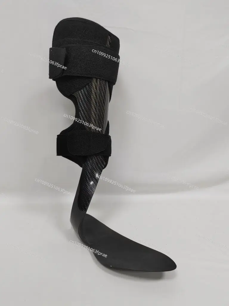 Carbon fiber ankle foot brace foot rest
