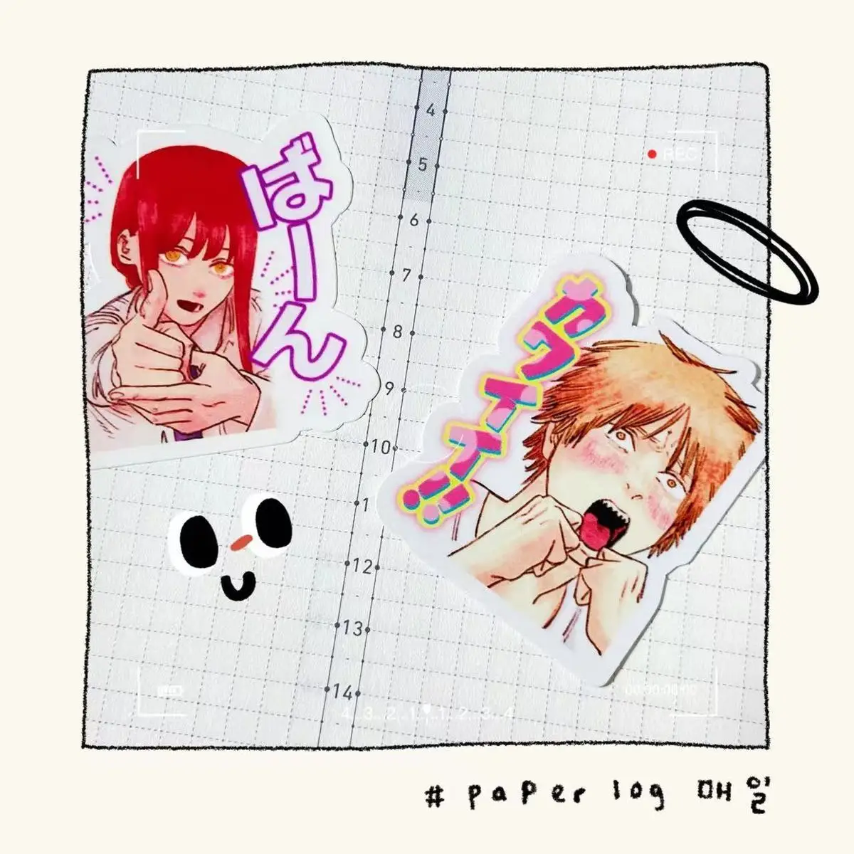 40개/갑 근육맨 Z414 (2-4cm) DIY 배낭 스티커