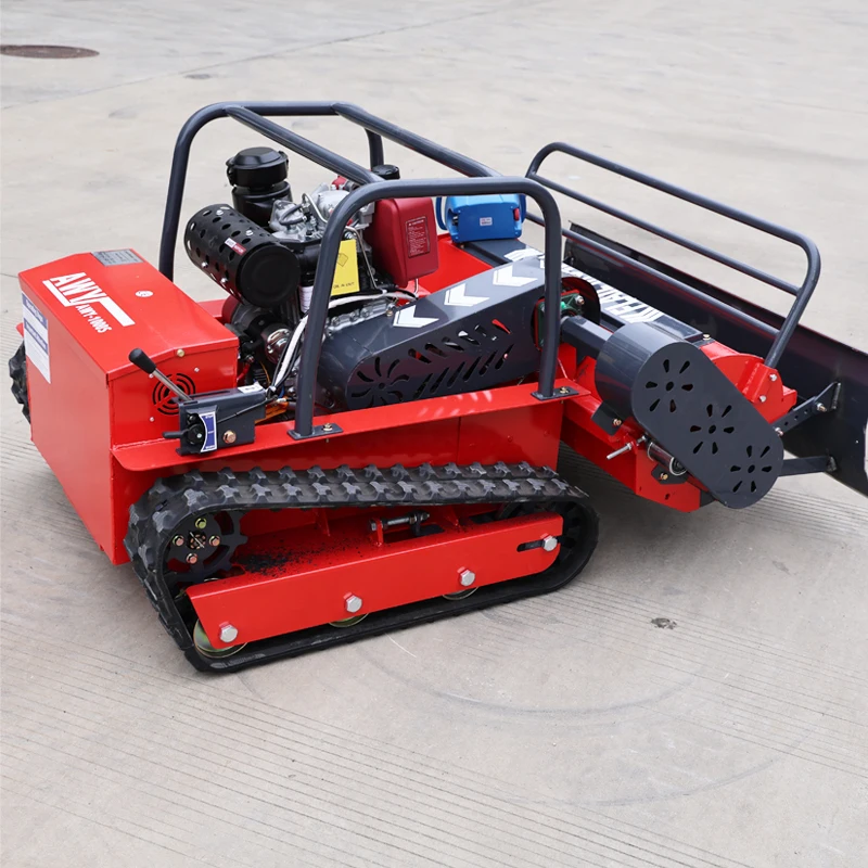 Customized CE EPA Smart Agricultural Flail Mower – RC Zero-Turn Mini Remote Lawn Mower