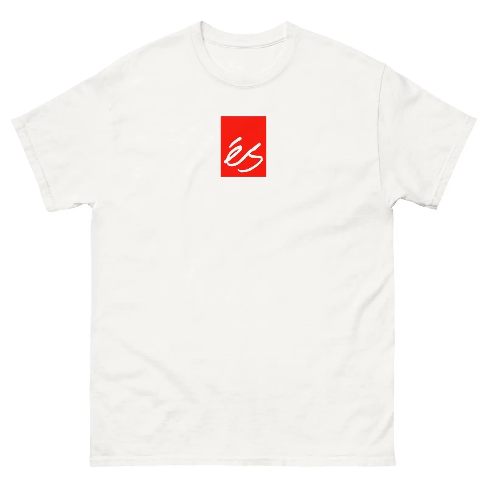 2026 Men Minimal Square Graphic T Shirt Simple Abstract Logo Print Short Sleeve Cotton Unisex Tops