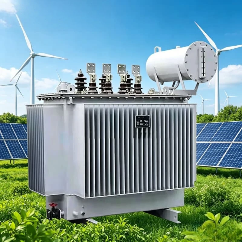 Three Phase 315kVA 500kVA 800kVA Oil Immersed Transformer 33kV 11kV 0.4kV Step Down Low Loss Customized for Industrial Park