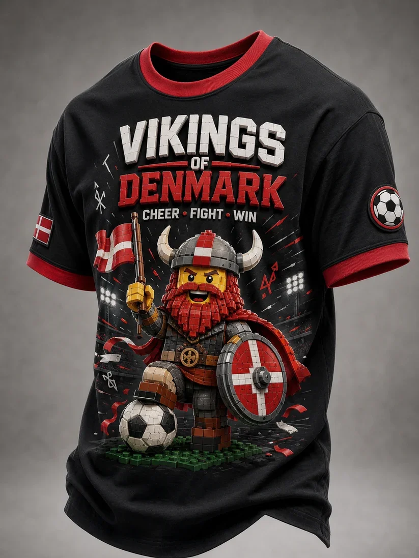 2027 Summer Best-selling Men's Vintage Viking Style 3D Printed Outdoor Sports Breathable Quick-Drying T-Shirt for Family Couples