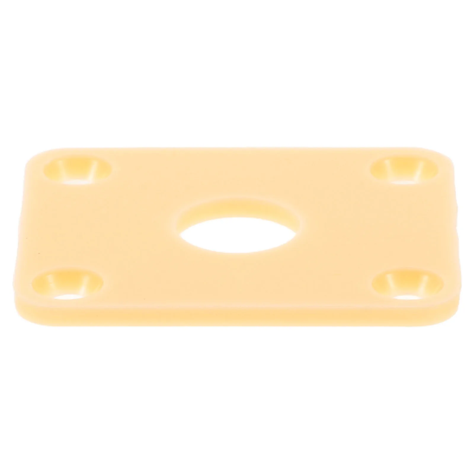 

Plastic Guitar Input Jack Plate Rectangular Replacement Durable Electric Bass Guitar Jack Socket Cover Output Protector