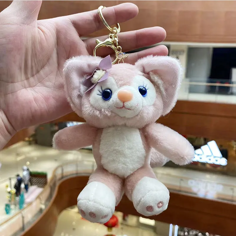 New cartoon Fox Keychain pendant girls cute doll bag ornaments children's doll plush toy gifts stuffed animals