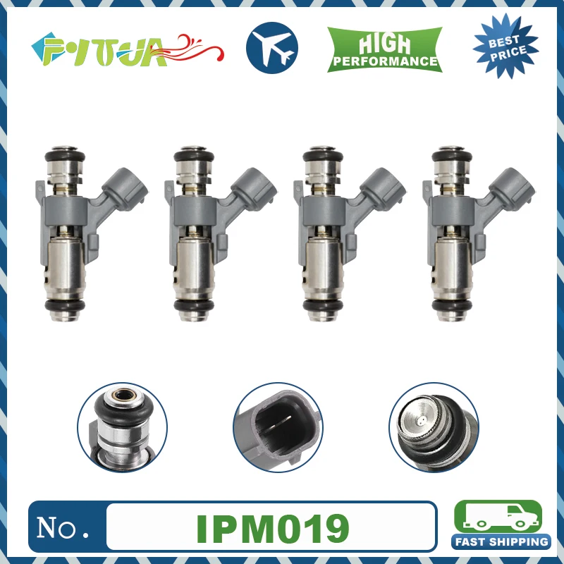 4pcs fuel  Injector IPM019 IPM-019 IPM 019 For Chery Tiggo 3 2.0L 504328430 805009297100