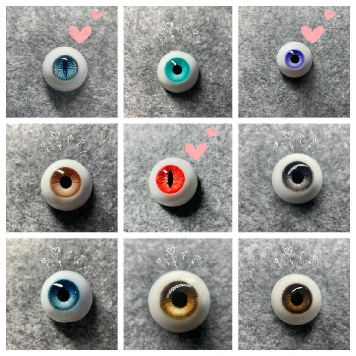 

BJD Eyes doll eyes 8mm-18mm doll animal pupils plaster eyes for 1/8 1/6 1/4 1/3 SD DD doll accessories 8mm-18mm doll eyes