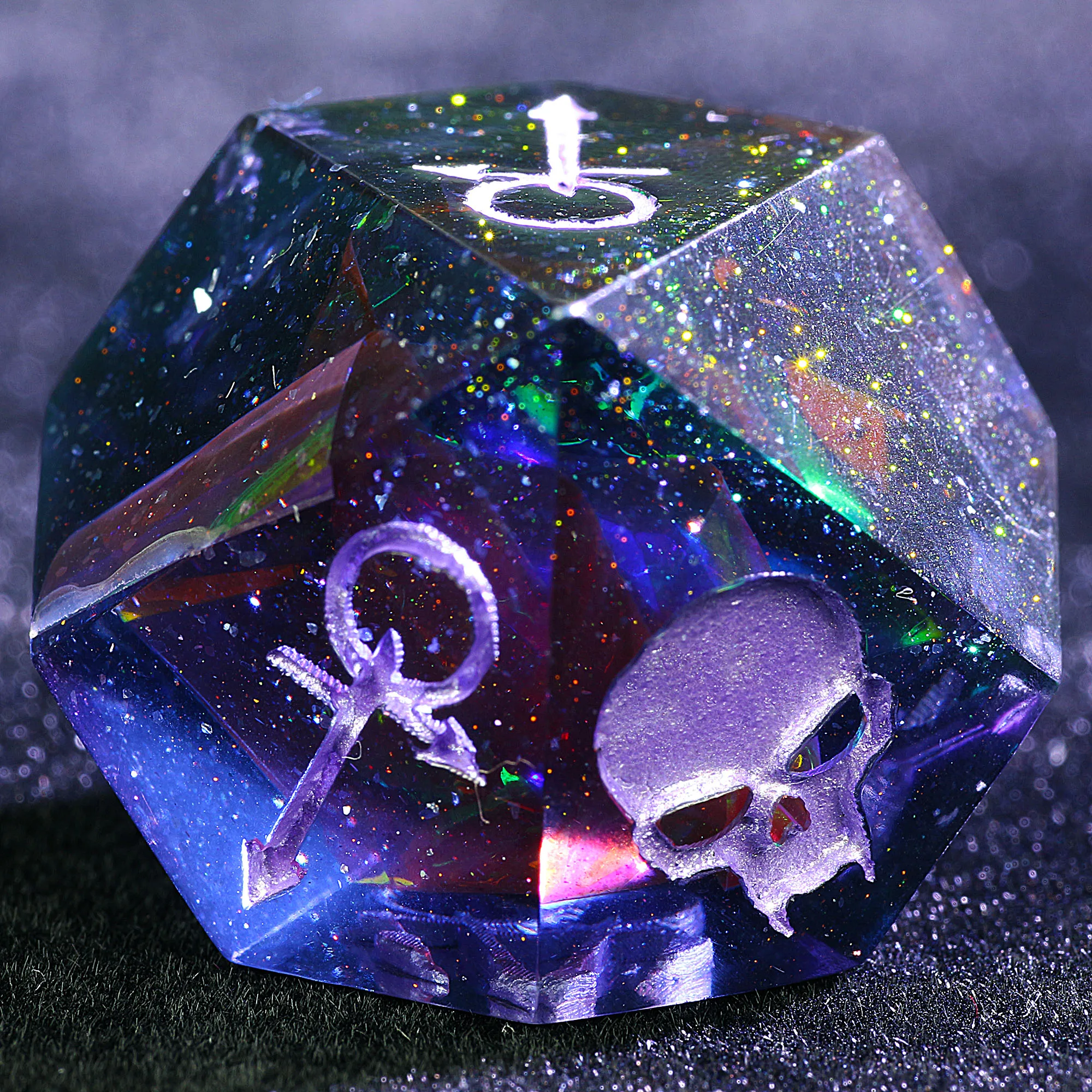 

Набор из 15 многогранных полимерных кубиков Anarch VtM WoD Barony Bay