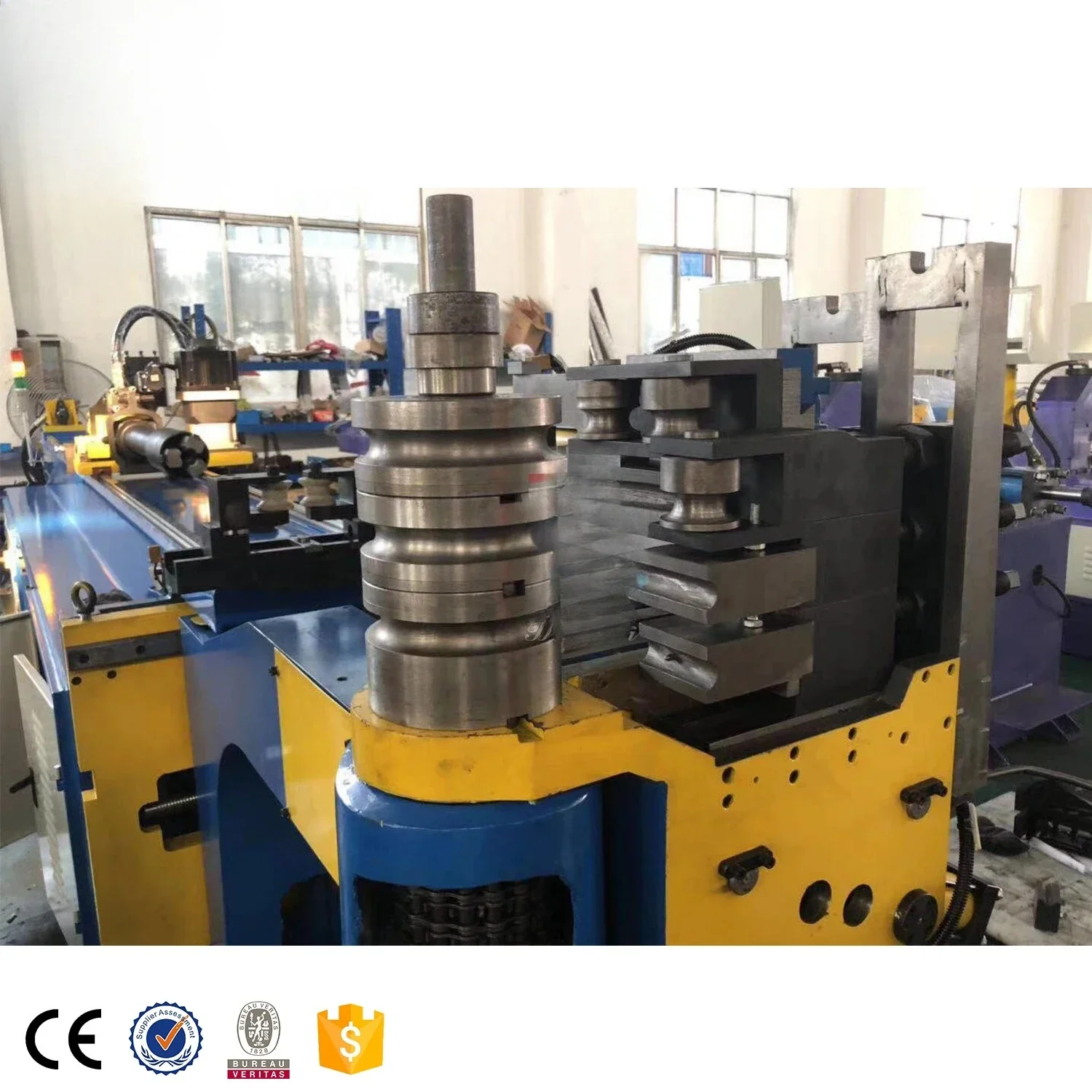 Bend Air Arc Use Prices Conditioner Rolling Trade Ring Induction Universal 50CNC Pipe-bending Pipe Roller Bending Machine