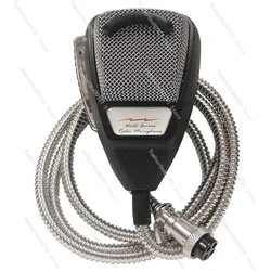Astatic 636LSE 4-Pin Microphone, Silver Edition