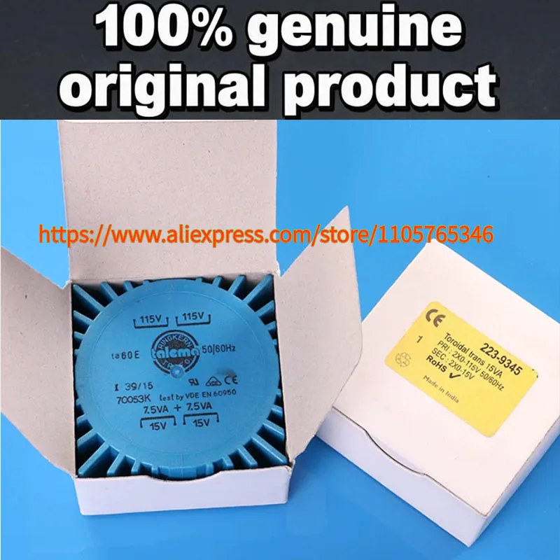 1pcs Talema 15W 25W Double 7V 9V 15V 12V 18V 100% Original Toroidal Transformer