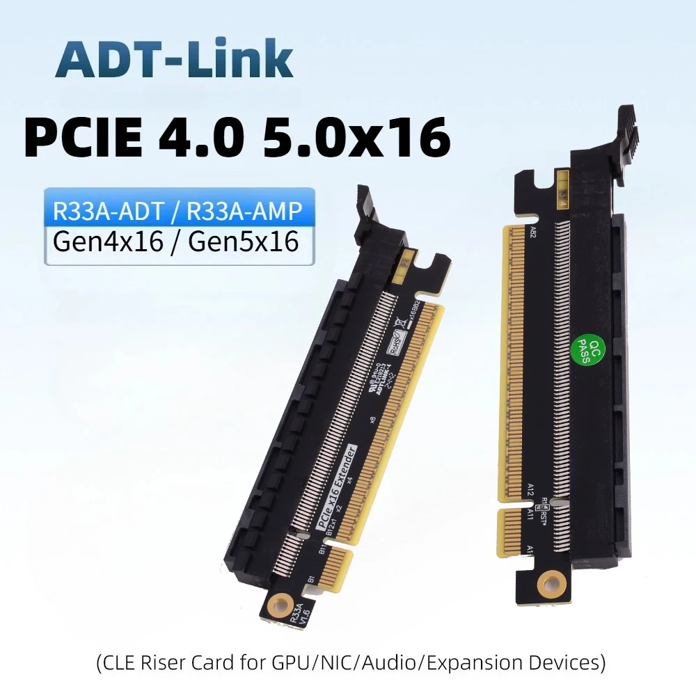 ADT PCI-e 5.0 4.0 X16 Gen 4/5 Test Protection Card Expansion Riser Extended Card Adapter PCI-E Slots Protector Motherboard 1U 2U