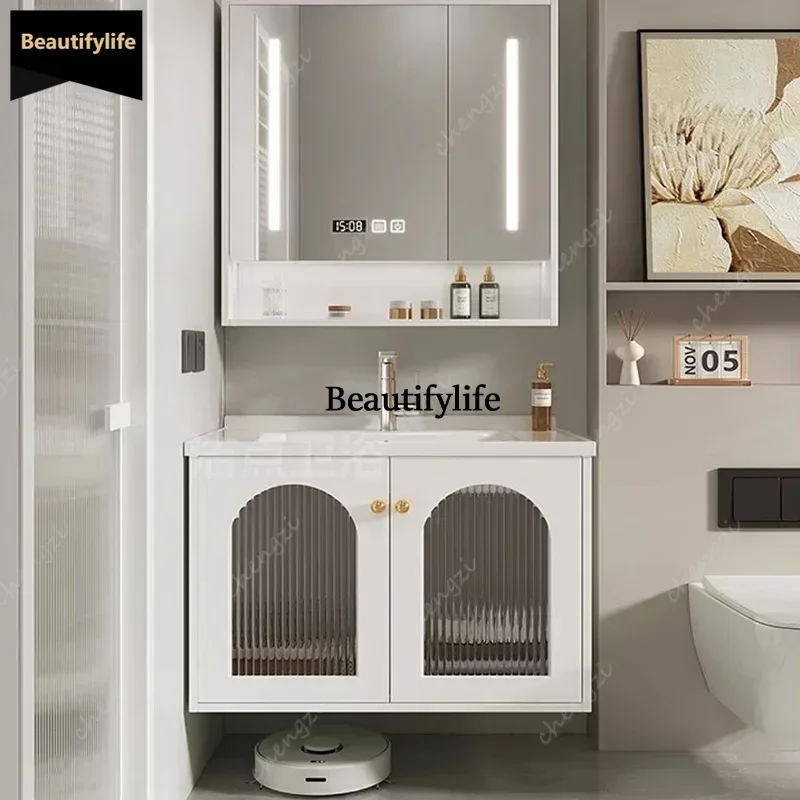 Cabinet Light Led Profil Organizer Fix Drewer Vertical Storage Mirror Cabinets Shelves Wall Vanity Mobile Bagno Bathroom Cabinet