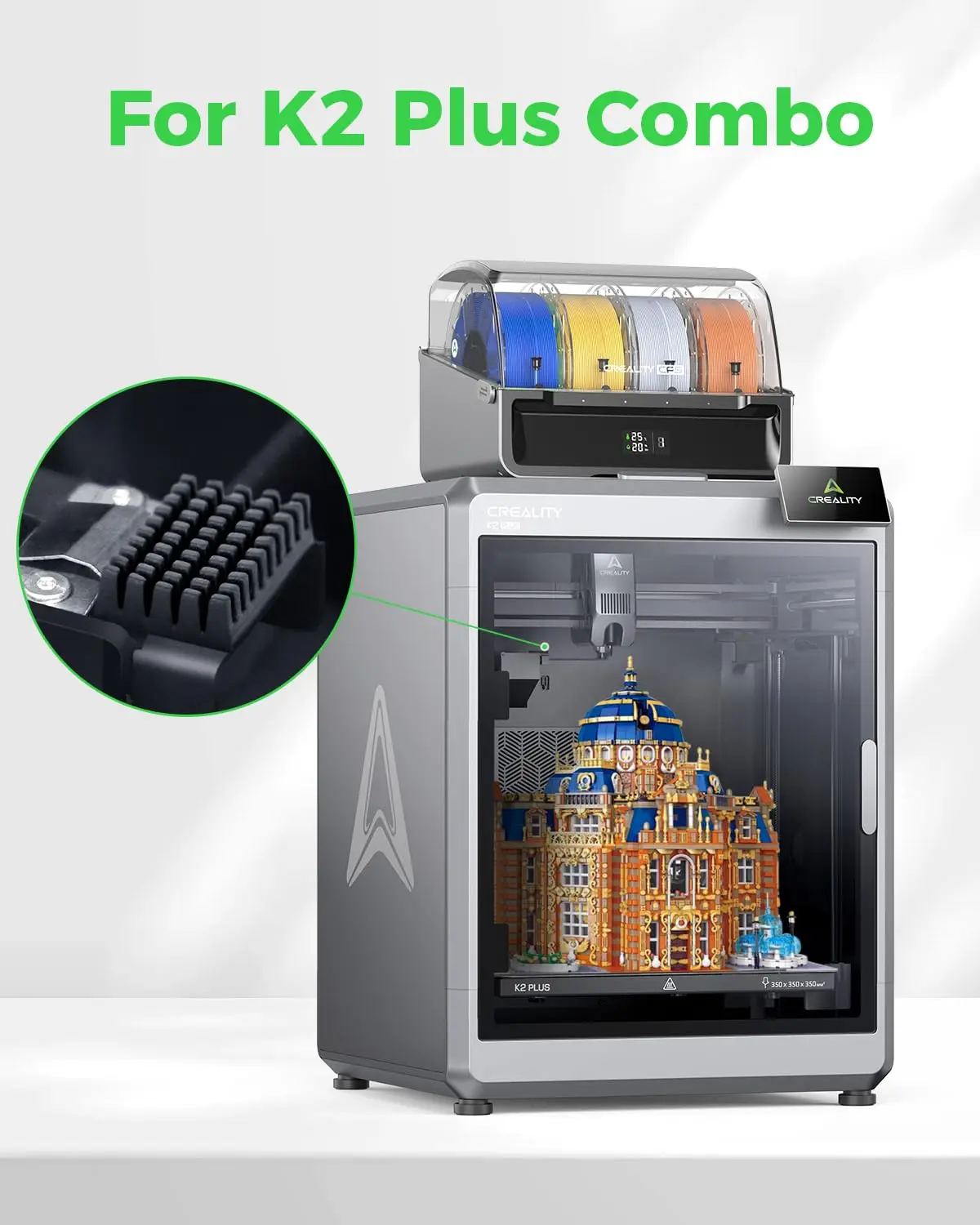 

Creality Official K2/K2 Plus/K2Pro Nozzle Wiper Adhesive Tape, 5PCS Nozzle Cleaning Wipe Strips, for K2 Plus/K2 Replaceable part