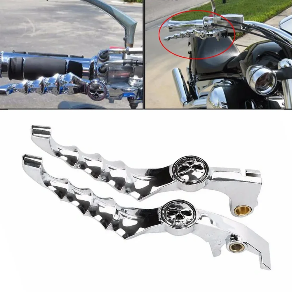 

Рычаги тормозной муфты с черепом мотоцикла для Honda VT600 VT VF CB750SC VT 600 1100 1300 VTX Shadow CB750 Nighthaw Magna Stateline