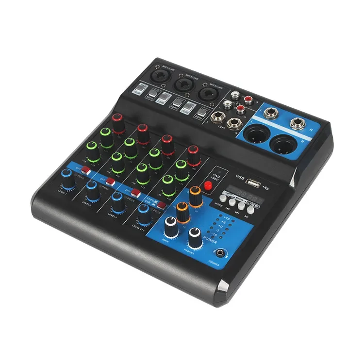 5 - Way Computer Opname Gratis Drive Geluidskaart Mixing Console Mixer Audio Professionele Pro Audio Apparatuur Interface Processor