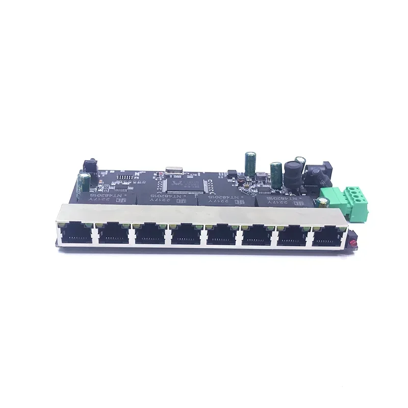 8-port 10/100/1000M POE 48V(400W-600W) 802.3BT/Class10 managed switch